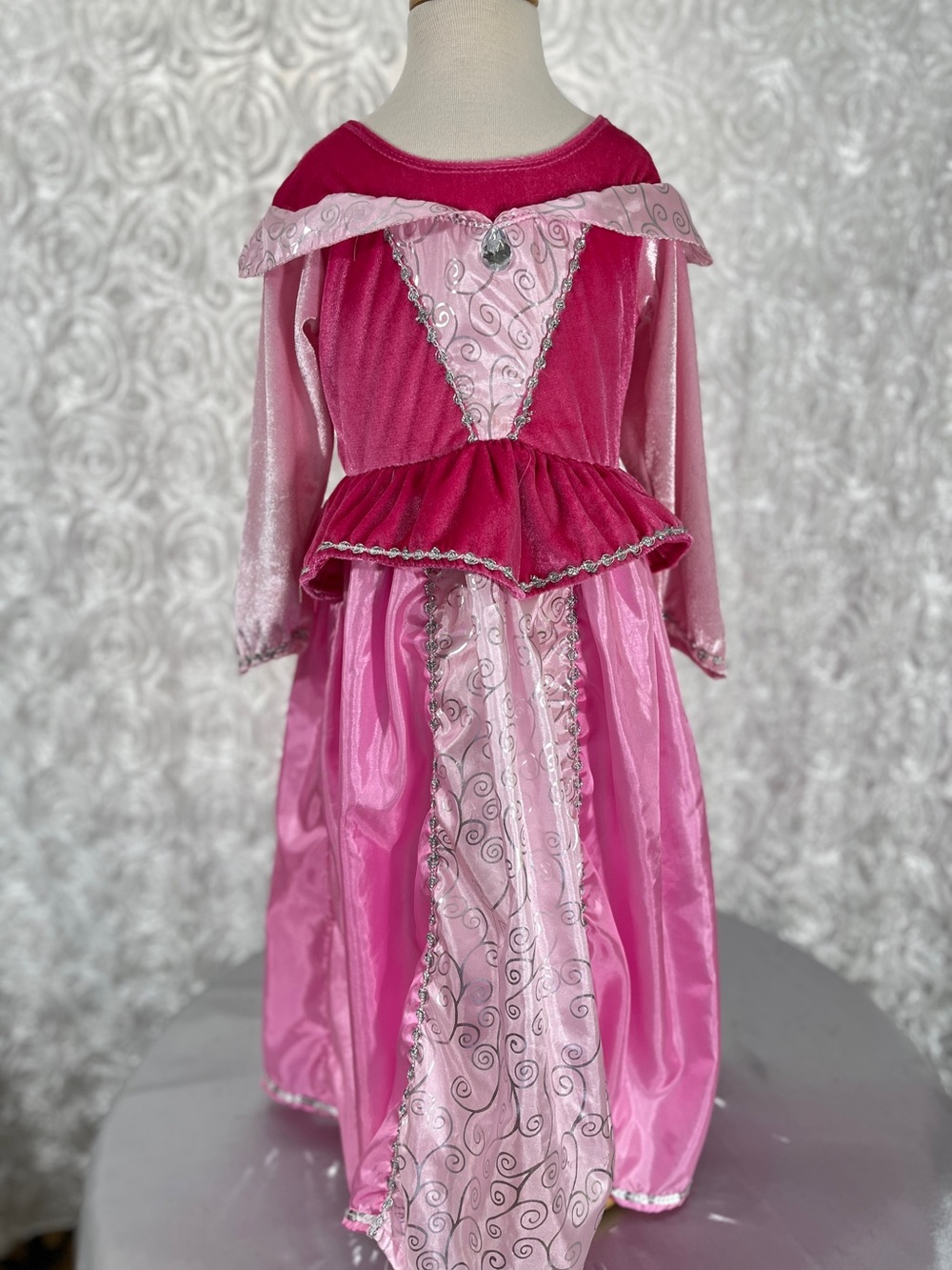 Girls Sleeping Beauty Aurora Princess Costume Dress - Theatrical Play Gown